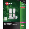 Avery LABELS, GHS, 60UP, LSR, WE PK AVE60518
